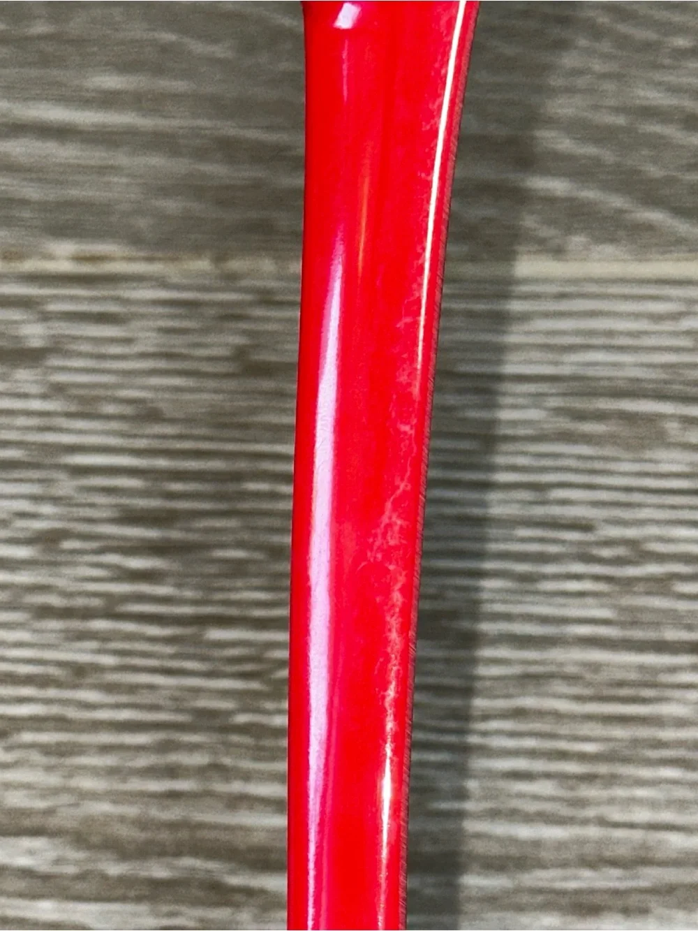 Melamine Kitchen Slotted Spoon Cherry Red Durable Retro Cooking Serving Utensil